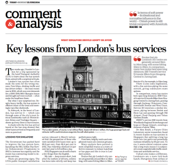 Key lessons from London's bus services (P1)